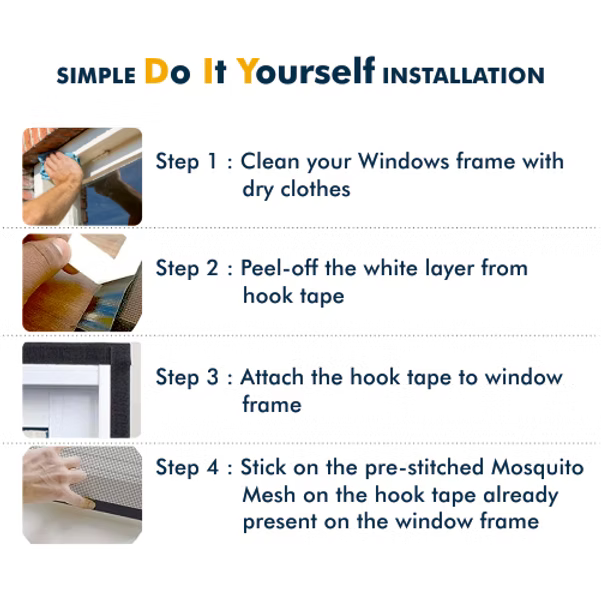 Window Mosquito Net for all window sizes