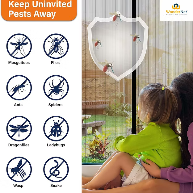 Door Curtain Magnetic Mosquito Net for all doors