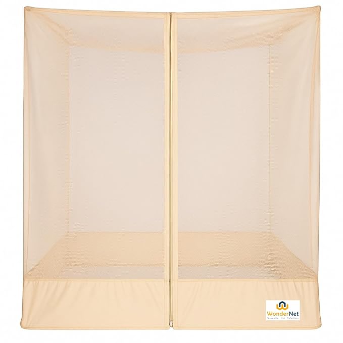 Desi Mosquito Net with Double Door with double handle Zipper