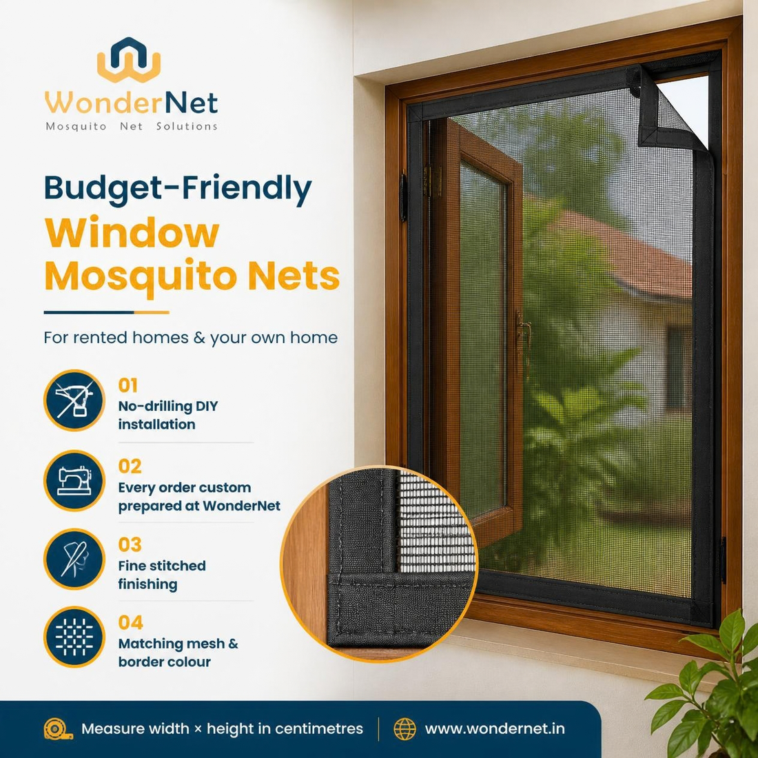 Velcro Window Mosquito Nets: Budget-Friendly Protection for Rented and Own Homes