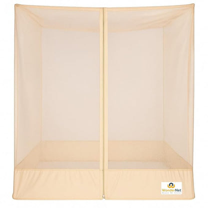 Desi Mosquito Net with Double Door with double handle Zipper