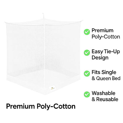 Desi Mosquito Net / No zipper/ No Door
